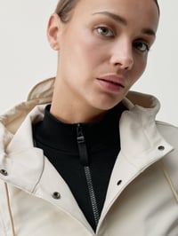 Image 2 of Jacket Trench Winter Ecru
