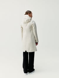 Image 6 of Jacket Trench Winter Ecru