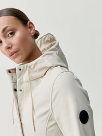 Image 4 of Jacket Trench Winter Ecru