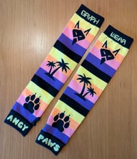 AngyPaws Retro Sunset Arm Warmers