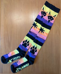 AngyPaws Retro Sunset Socks