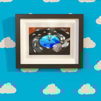 Image 3 of One of a Kind Musical Art Print "Cloud Busting" (Artists Proof) 1/1