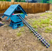 Image 1 of Chicken Tracks Ramp | Roost | Ladder | Bridge | Perch | 8 feet in length