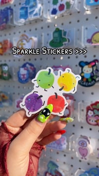 Image 2 of Rainbow Junimo Stardew Vinyl Sticker