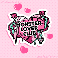 Monster Lover Club - Bubble-free stickers