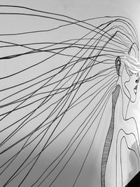Image 3 of Traces XV – The Wind That Carries What We Don’t Say  Original Series – Hand Painted 1/3