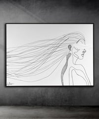 Image 2 of Traces XV – The Wind That Carries What We Don’t Say  Original Series – Hand Painted 1/3