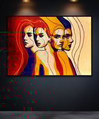 Image 2 of Write Your Story VI – Becoming the Many Faces Within  Original Series – Hand Painted 1/3