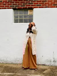 Image 3 of Long Cream Cardigan