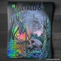Image 2 of Official Metallica King Nothing Poster - AP Foil Variant Edition