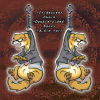 Image 2 of (PREORDER) Weasel Reigen Keychain