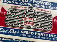 Image 2 of The Flathead Hi-Comp Heads Horizontal Linocut Print  FREE SHIPPING
