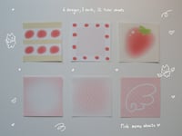 Image 1 of Pink Memo Sheets