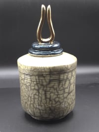 Image 1 of Horned Lidded Jar