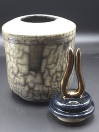 Image 2 of Horned Lidded Jar