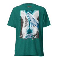 Image 2 of HAMDI ZAINO blue shark tee