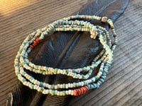 Image 7 of Meadow Flowers . Seed beads and sterling silver necklace / n11