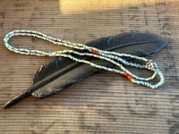 Image 9 of Meadow Flowers . Seed beads and sterling silver necklace / n11