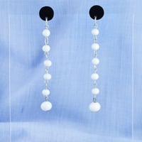 Image 4 of Dangly Vintage Glass Bead Earrings