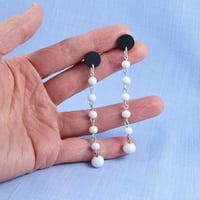 Image 11 of Dangly Vintage Glass Bead Earrings