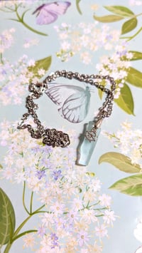 Image 5 of Cape Cod Genuine Sea Glass Pendant Pale Aqua Seafoam Real Ocean Tumbled Beach Glass Necklace