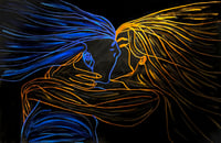 Image 1 of Gravity XXI – Becoming the Embrace of Opposites  (Limited Edition 2/9 – Hand-Painted)