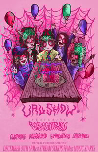 URL SHOW POSTER 50/50 (preorder) (rosiegothicc) 