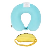 Image 7 of Pokemon Pikachu 2-Piece Eye Mask & Neck Pillow Travel Set