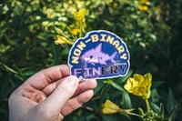 Image 4 of NON-BINARY FINERY sticker