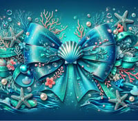 Image 1 of Ocean Seashell Bow