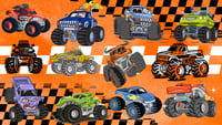 Image 1 of Kids orange monster truck