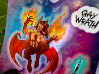 Image 2 of Sticker Sheet - Gay Wrath