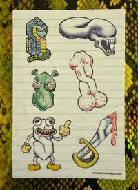 Sticker Sheet - VERY Cool S