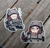 Image 1 of Mynah Unit Sticker Pack - 2 Vinyl Stickers