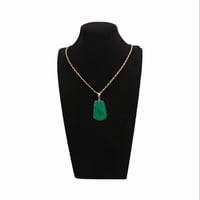 Image 6 of 10 K Gold Horse Chinese Zodiac Green Jade Pendant