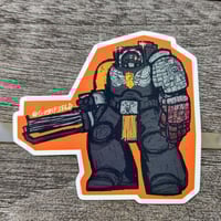 Killwatch Captain - 2.5 inch Glassy Vinyl Sticker