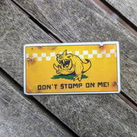 Image 2 of Don't Stomp on Me Flag - 3 inch Transparent Vinyl Sticker