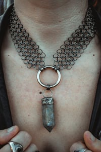 Image 1 of Labradorite and chain