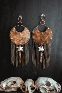 Image 5 of Brass shield and bone hangers