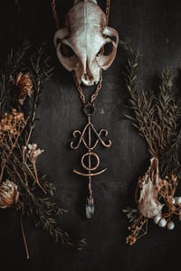 Image 1 of Copper sigil and crystal