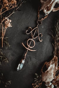 Image 3 of Copper sigil and crystal