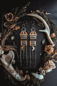 Image 2 of Ornate brass ear hangers 