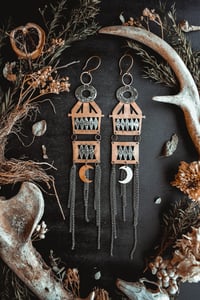 Image 5 of Ornate brass ear hangers 