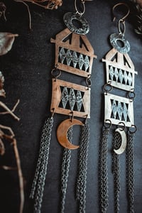 Image 6 of Ornate brass ear hangers 