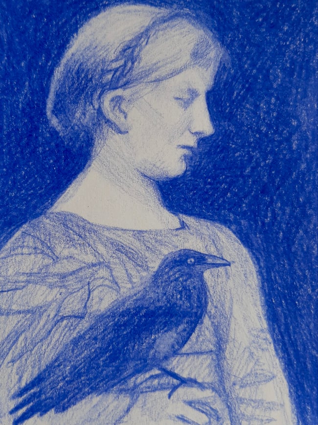 Raven ~ Original drawing