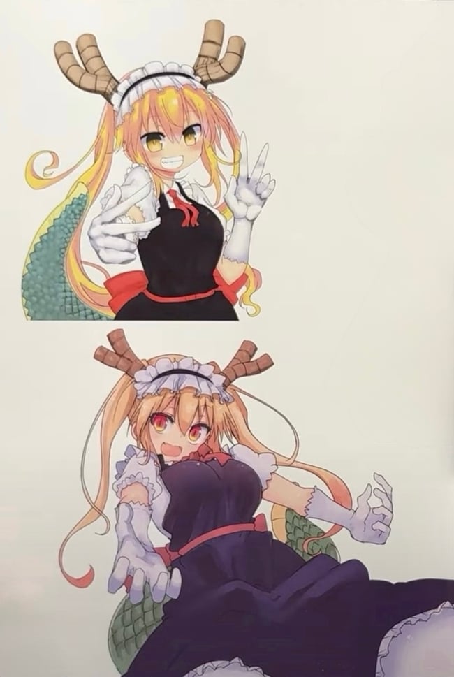 Miss. Kobayashi's Maid Dragon Art Collection MAIDRA COLLECTION