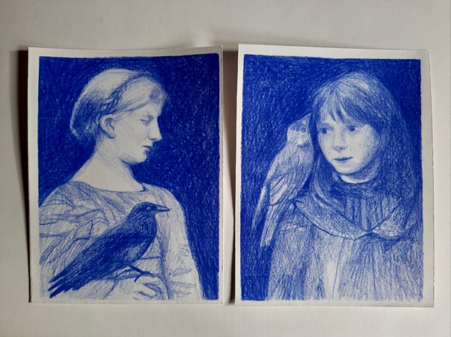 Raven ~ Original drawing