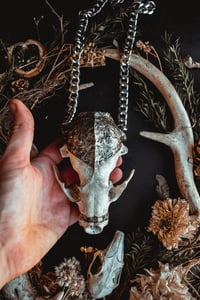 Image 5 of Racoon skull necklace 
