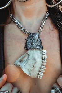 Image 2 of Deer jaw bone necklace 
