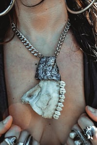 Image 6 of Deer jaw bone necklace 